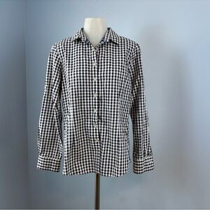 Brooks Brothers Monochrome Gingham Button Down Shirt